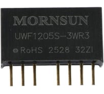 Блок питания MORNSUN UWF1205S-3WR3 на печатную плату, DC/DC 3 Вт 5 В, изолированный, сверхширокий вход, стандартный корпус 3917875