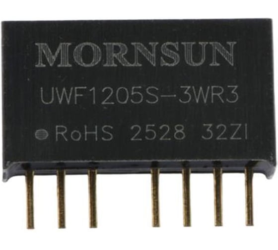 Блок питания MORNSUN UWF1205S-3WR3 на печатную плату, DC/DC 3 Вт 5 В, изолированный, сверхширокий вход, стандартный корпус 3917875