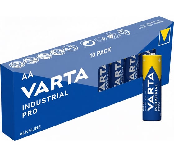Элемент питания промышленный Varta Industrial PRO LR06/AA DP10 RPL00161