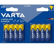 Батарейки Varta Longlife Power LR06/AA BL16 4906121716 RPL00845