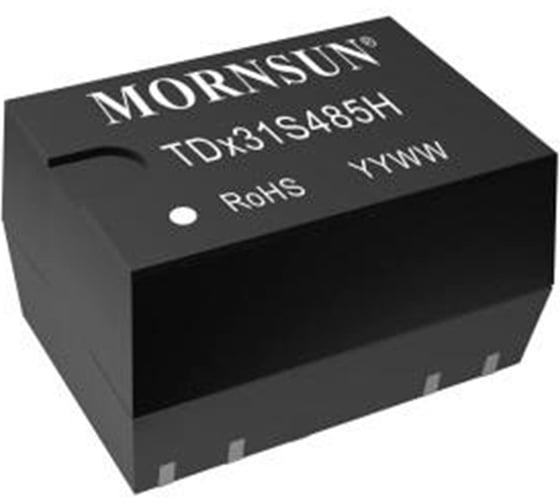 Интерфейсный модуль MORNSUN TD331S485H RS-485 и RS-422 на печатную плату, 3.15 3.45 В 0.13 A, защита от ESD и импульсных помех, для промышленной связи 3470287
