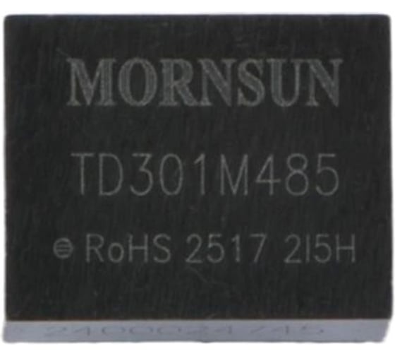 Интерфейсный модуль MORNSUN TD301M485 RS-485 и RS-422 на печатную плату, 3.15 3.45 В 0.022 A, компактный корпус, для промышленной связи 3470280