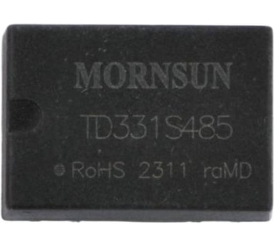 Интерфейсный модуль MORNSUN TD331S485 RS-485 и RS-422 на печатную плату, 3.15 3.45 В 0.13 A, компактный корпус, для промышленной связи 3470286