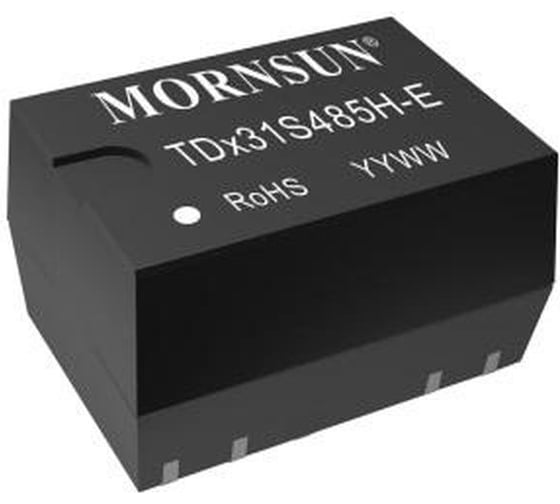Интерфейсный модуль MORNSUN TD531S485H-E RS-485 и RS-422 на печатную плату, 4.75 5.25 В 0.13 A, компактный корпус, для промышленной связи 3470296