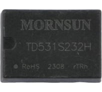 Интерфейсный модуль MORNSUN TD531S232H RS-232 на печатную плату, в корпусе SMD9, 4.75 5.25 В, простая интеграция без сложной настройки, для повышенной помехоустойчивости 3470292