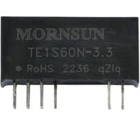 Преобразователь сигналов MORNSUN TE1S60N-3.3 на печатную плату, гальваническая развязка для защиты электроники, повышает помехоустойчивость линии передачи 3204390