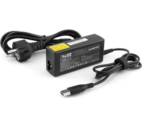 Блок питания TopOn для Lenovo 20V 3.25A (Power USB) 65W ADL65WDA TOP-LT72P 1