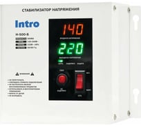 Стабилизатор напряжения Intro Н-500-Б настенный ц. д. 140-260В/ 220/ В 500ВА белый Б0071419