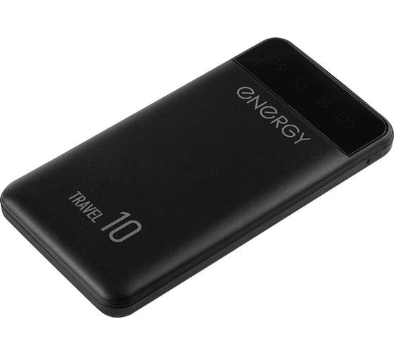 Внешний аккумулятор Energy Power Bank 10 000 Travel черный 103574