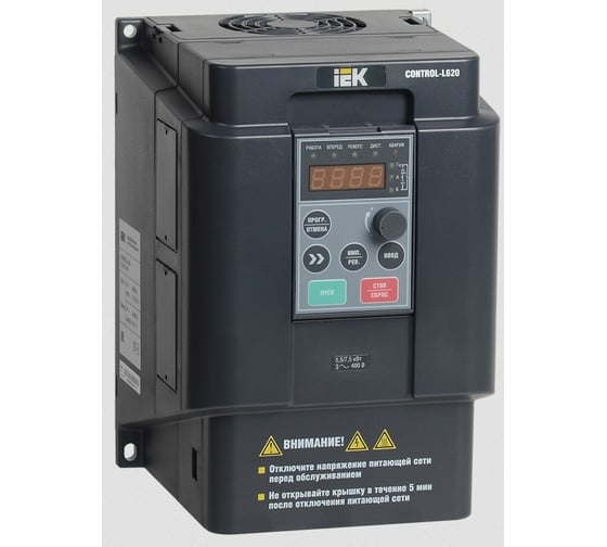 Преобразователь частоты ONI CONTROL-L620 380В 3ф 5.5-7.5кВт IEK CNT-L620D33V055-075TE