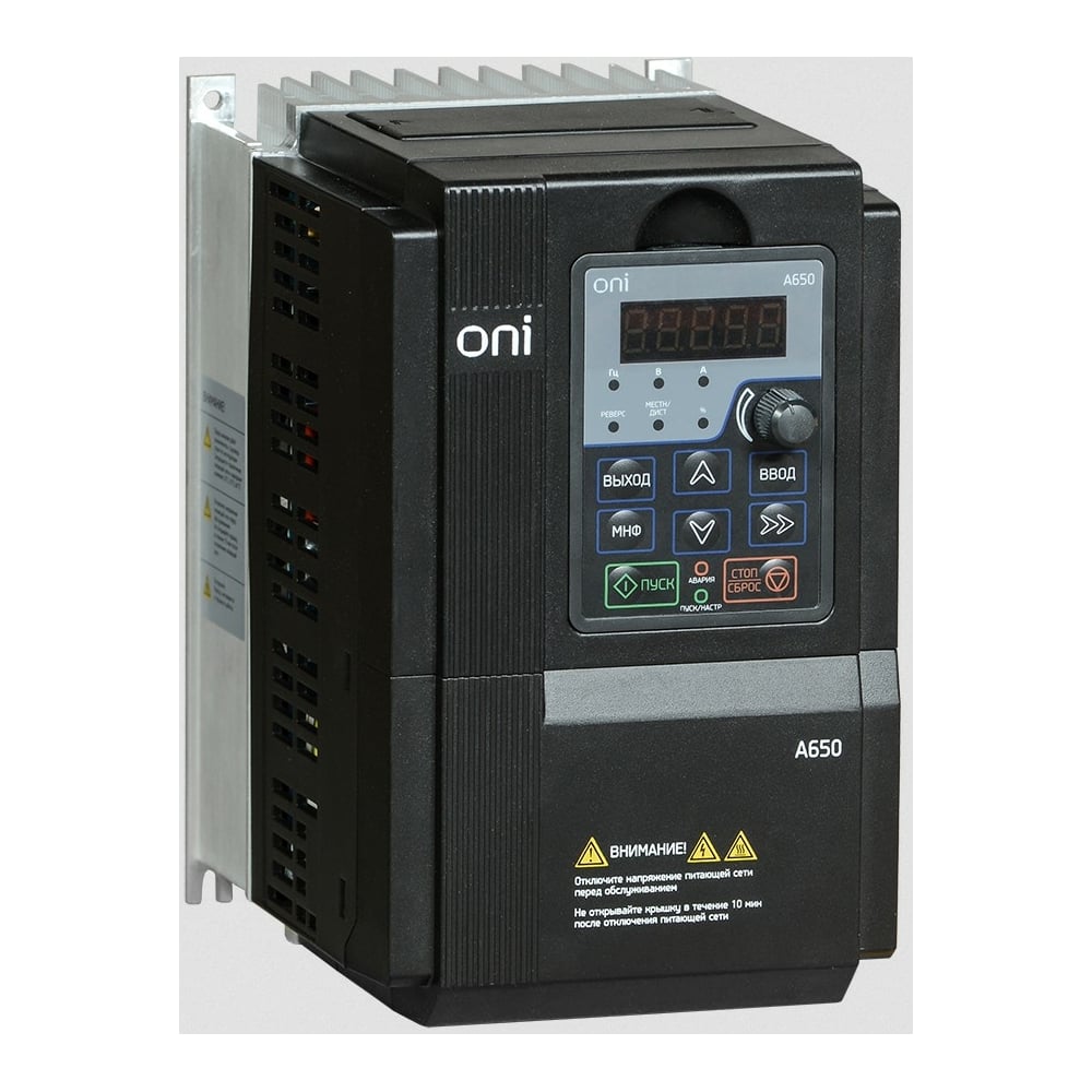 Преобразователь частоты ONI A650 380В 3Ф 5.5кВт 13А A650-33E055T ...