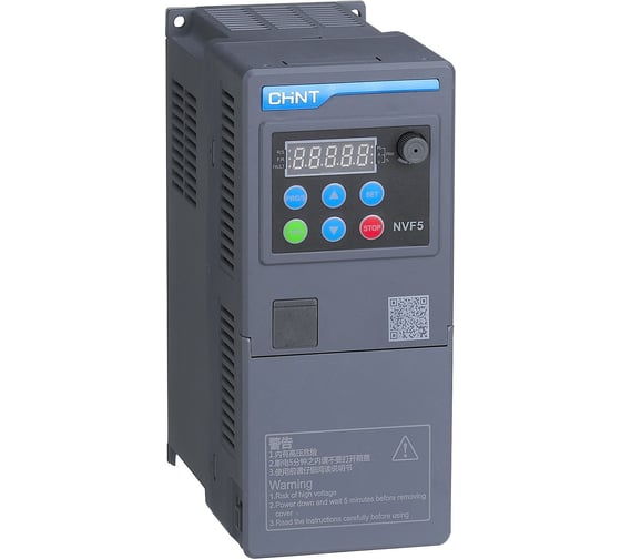 Преобразователь частоты CHINT NVF5-2.2/TD2, 2.2кВт, 220В 1Ф , перегрузка 150% 201993