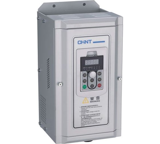 Преобразователь частоты CHINT NVF2G-200/TS4, 200кВт, 380В 3Ф , перегрузка 150%, внешний DC реактор 639031