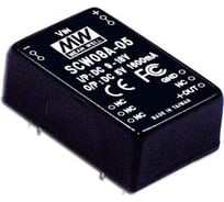 ПреобразовательMean Well DC-DC SCW08A-05 8Вт Т00255884