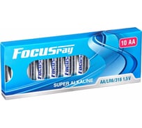 Батарейка Focusray Super ALKALINE LR6 / BL10 10шт 621008