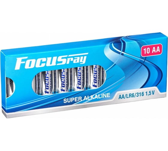 Батарейка Focusray Super ALKALINE LR6 / BL10 10шт 621008 1