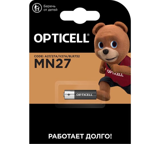 Батарейка OPTICELL Specialty MN27 1шт 6070002