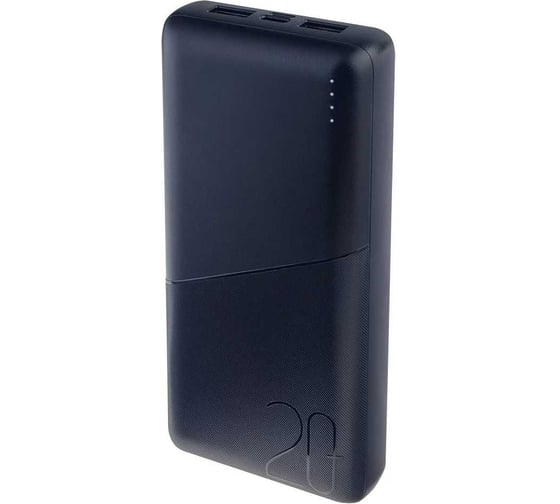 Портативный аккумулятор Perfeo Powerbank 20000 mah + In Micro usb+Type-C /Out USB 1 А, 2.1A /Black PF_E2090