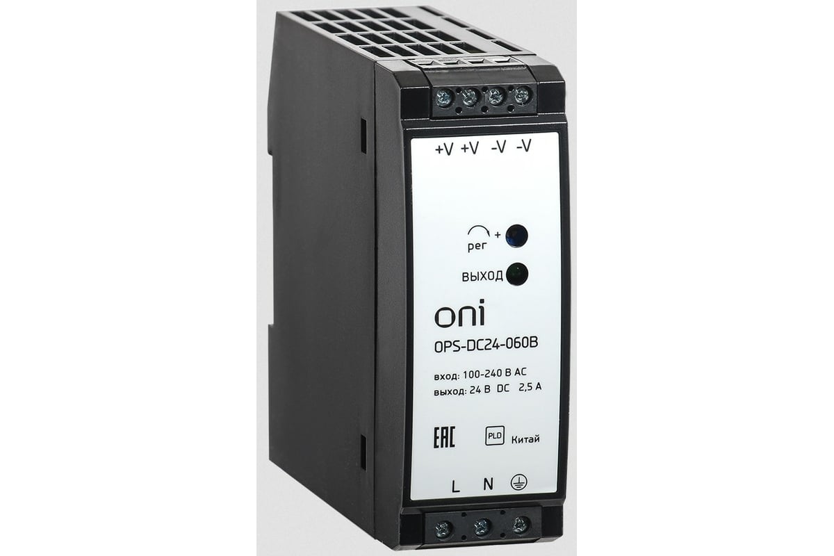 Блок питания ONI OPS 220В AC/24В DC 60Вт OPS-DC24-060B - выгодная цена ...