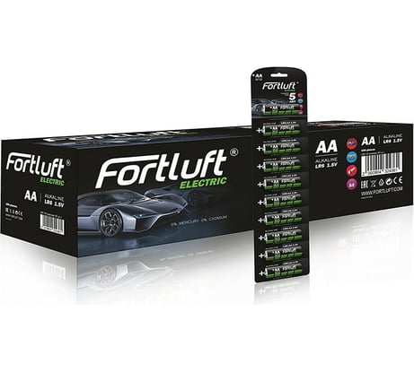 Батарейка FORTLUFT пальчиковая AA LR6-100