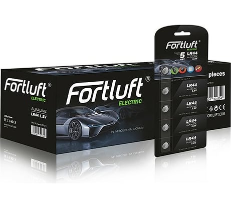 Батарейка FORTLUFT LR44-100