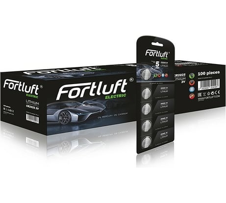Батарейка FORTLUFT CR2025-100