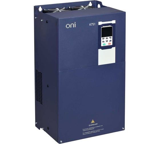 Преобразователь частоты ONI K751 380В 3Ф 110-132кВт 210-253А K751-33-110132M