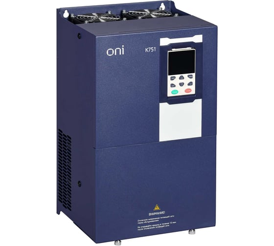Преобразователь частоты ONI K751 380В 3Ф 30-37кВт 60-75А K751-33-3037M