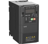 Преобразователь частоты ONI A150 220В 1Ф 1,1кВт 6А со встроенным тормозным модулем A150-21-11NT