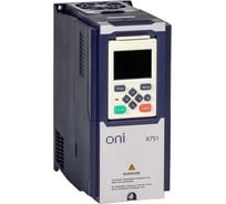 Преобразователь частоты ONI K751 380В 3Ф 22-30кВт 45-60А со встроенным тормозом и дросселем постоянного тока K751-33-2230TRM
