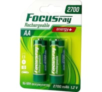 Аккумулятор Focusray 2700 mAH AA 2шт 625846