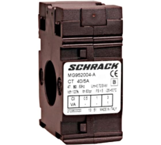 Трансформатор тока Schrack Technik 50/5A 21мм диаметр MG952005-A