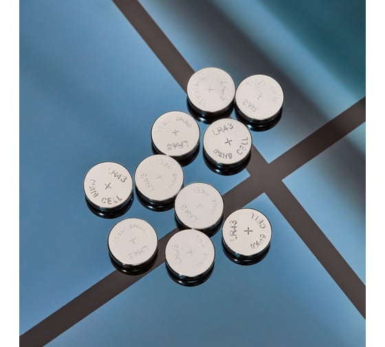 Батарейка REXANT LR43, AG12, LR1142, G12, 186, GP86A, 386, SR43W 10 шт 30-1029