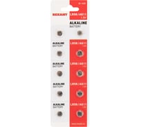 Батарейка REXANT LR58, AG11, LR721, G11, 162, GP62A, 362, SR721W 10 шт 30-1030
