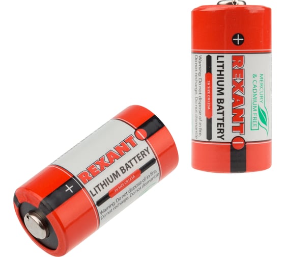 Батарейка REXANT CR123, CR123A 3V 30-1111