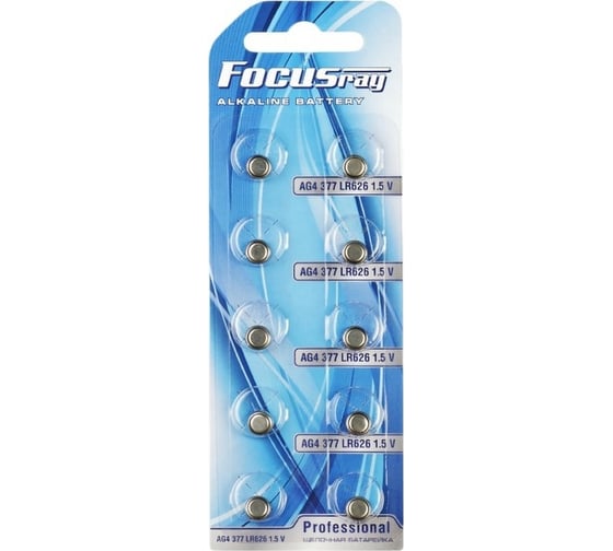 Батарейка Focusray AG4 10шт 627291