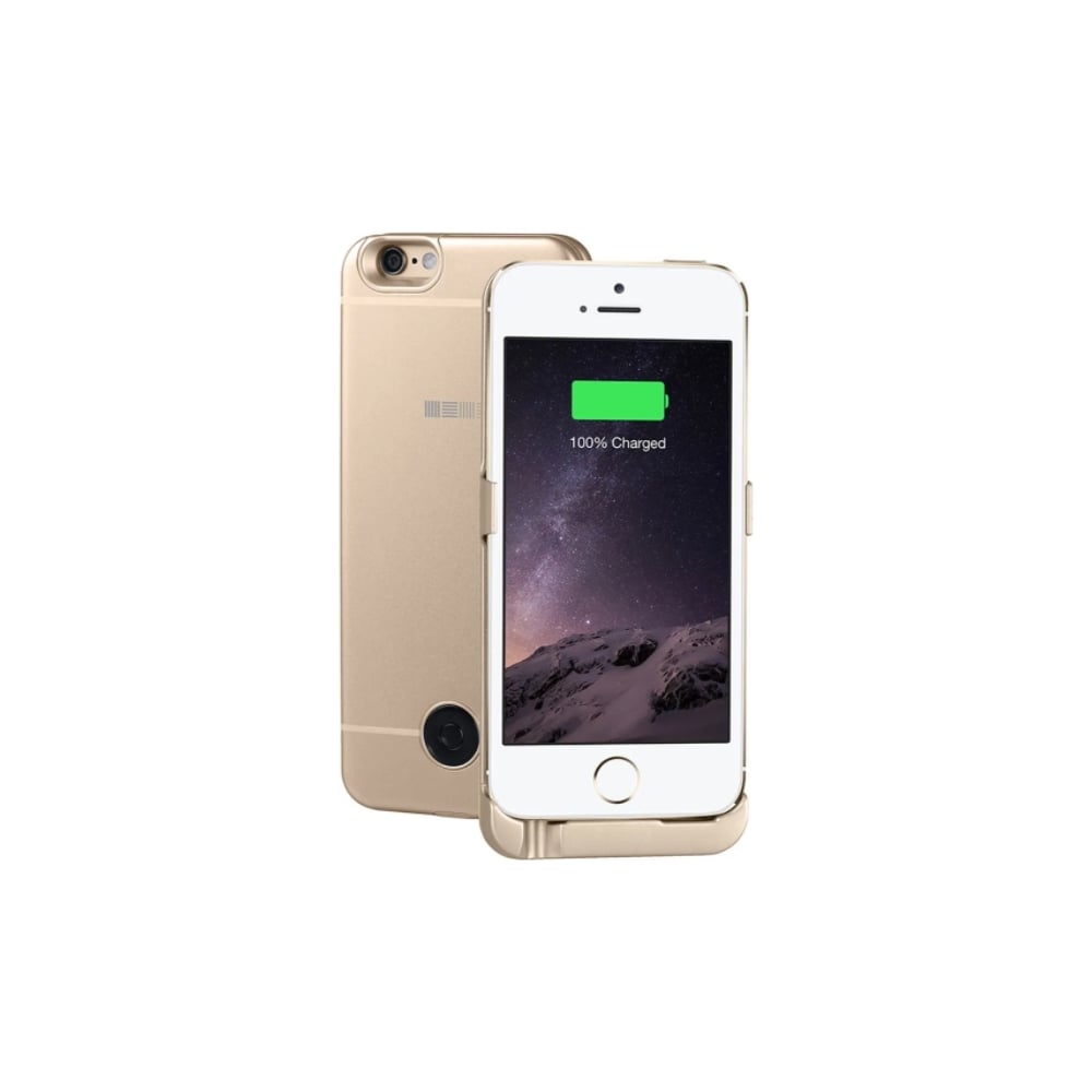 Чехол-аккумулятор Interstep 2200мАч Li-Pol для iPhone5/SE Gold, B201 ...