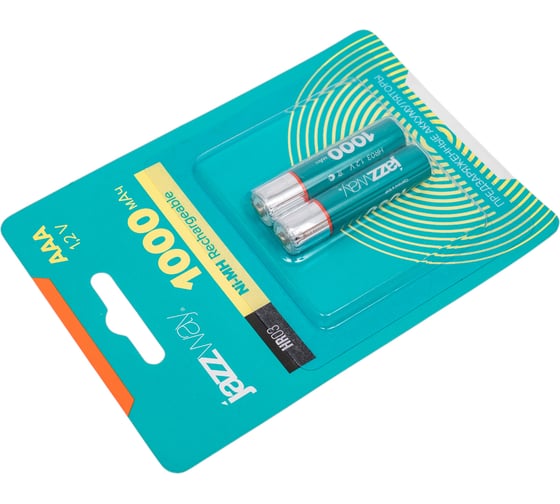 Аккумулятор Jazzway Jаzzway AAA/HR03 1.2В 1000мА.ч Ni-MH предзаряженный BL-2 (блистер 2шт) 5007932