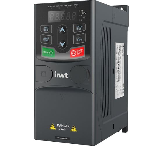 Преобразователь частоты INVT GD20-09-0R7G-4-B 0,75 кВт 380В 11001-01947