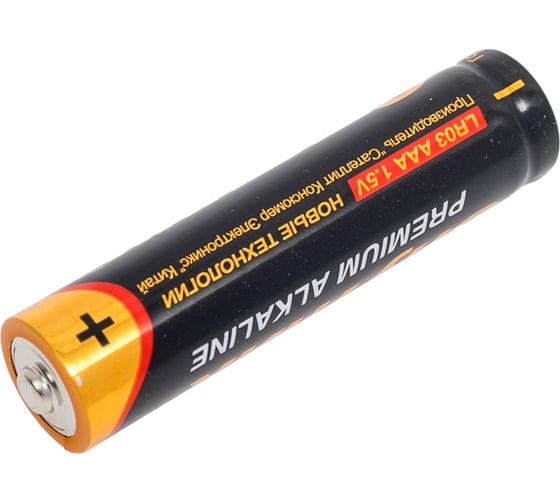 Элемент питания Спутник комплект 2 шт. PREMIUM ALKALINE LR03/2B