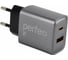 Сетевое зарядное устройство Perfeo с двумя разъемами USB-A+TYPE-C, 20W, серый I4669 1