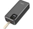 Powerbank Perfeo 30000 mAh/LED дисплей/PD + QC 3.0/Type-C/2 USB/Выход: 5A, max 22.5W/Black PF_E2086 1
