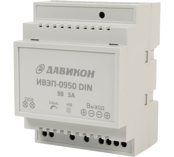 Блок питания AC/DC стабилизированный ДАВИКОН ИВЭП-0950DIN