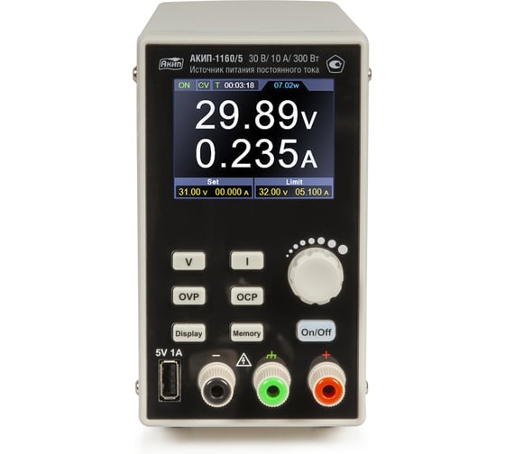 Источник питания АКИП 1160/5 с поверкой АКИП-1160/5-П