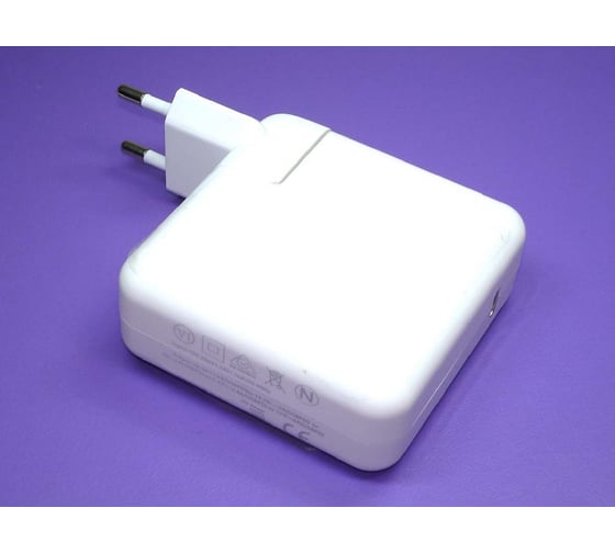 Блок питания для ноутбуков Apple ОЕМ A1718 61W USB Type-C 20.3V 3A 021266 1