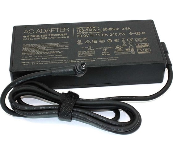 Блок питания для ноутбуков Asus ОЕМ 20V 12A 240W 6.0x3.7mm pin 080964