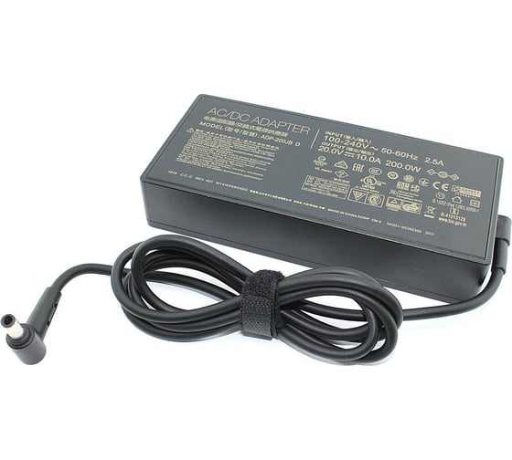 Блок питания для ноутбуков Asus ОЕМ 20V 10A 200W 6.0*3.7mm 082592 1