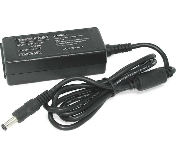 Блок питания для ноутбуков Delta ОЕМ 20V 2A 5.5x2.5 REPLACEMENT 016083 1