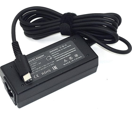 Блок питания для ноутбуков HP ОЕМ 15V 3A Type-C 075527 1