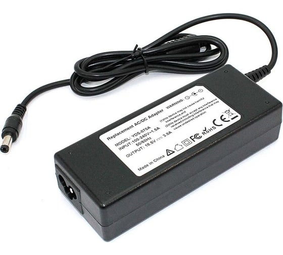 Блок питания для ноутбуков HP ОЕМ 18.5V 3.8A 5.5x2.5mm 70W 079466 1